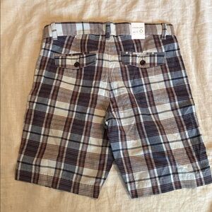 Boys J crew plaid shorts